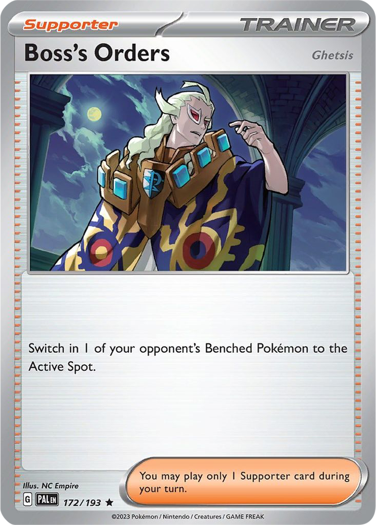 Paldea Evolved 172/193 Boss's Orders (Ghetsis)