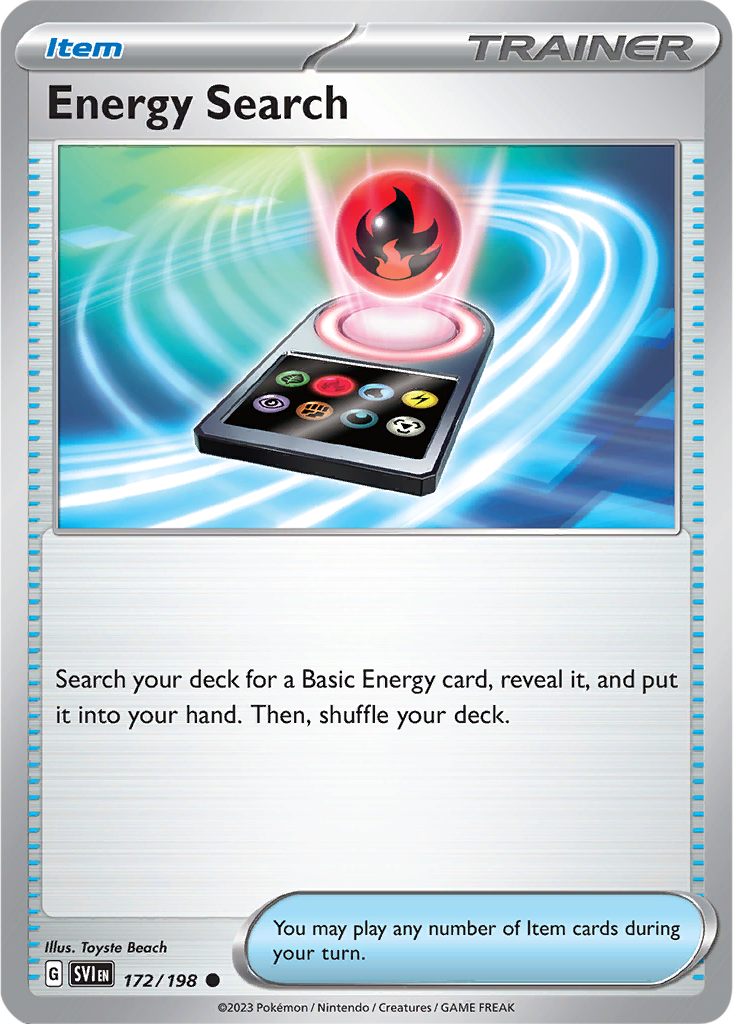 Scarlet & Violet 172/198 Energy Search
