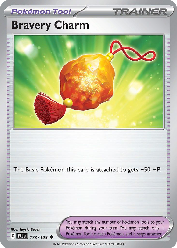 Paldea Evolved 173/193 Bravery Charm