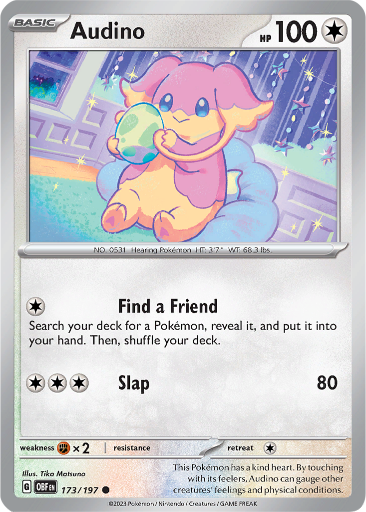 Obsidian Flames 173/197 Audino
