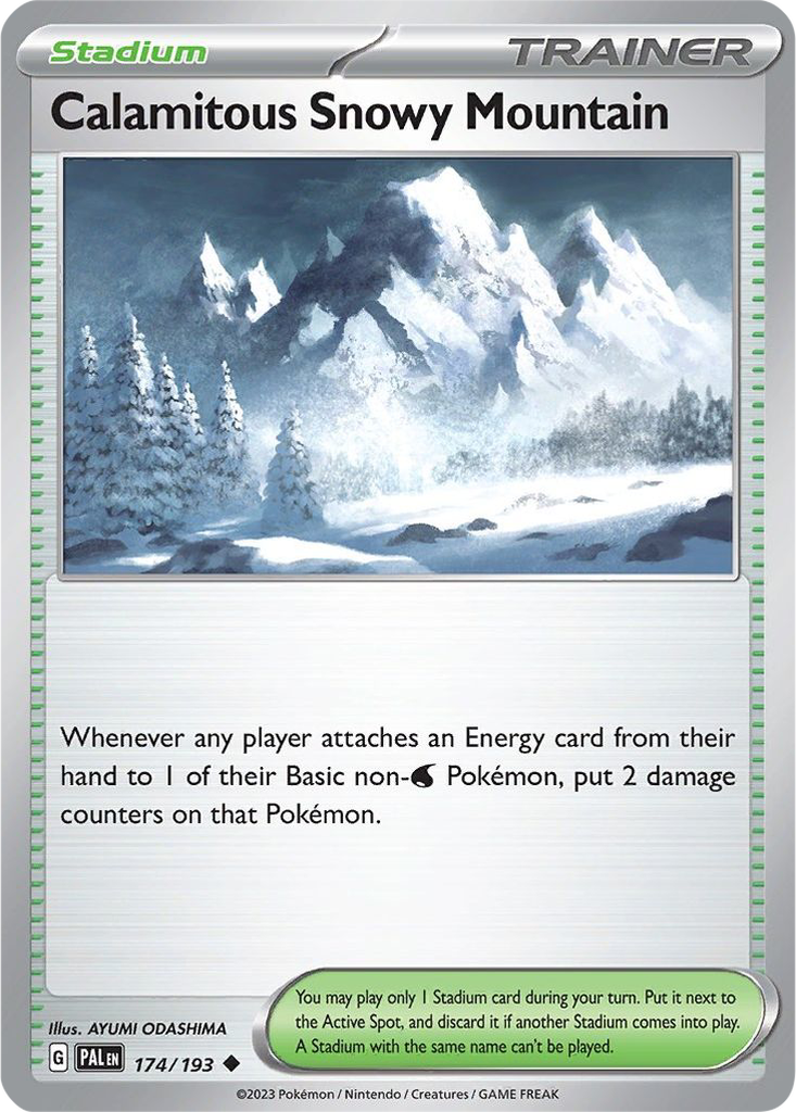 Paldea Evolved 174/193 Calamitous Snowy Mountain