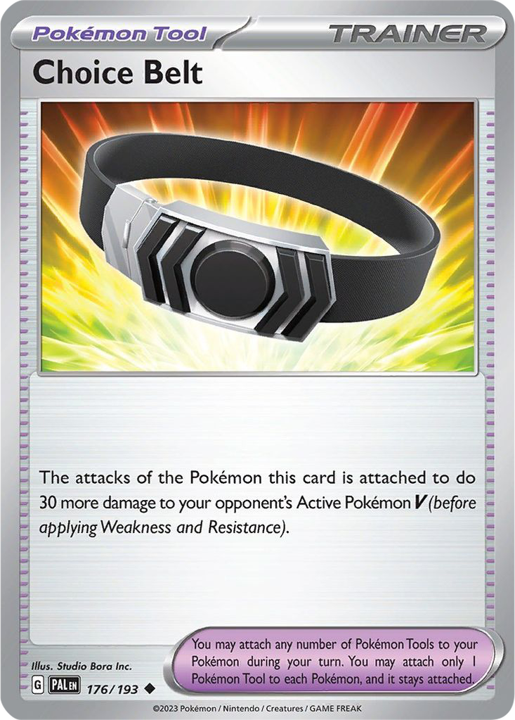 Paldea Evolved 176/193 Choice Belt