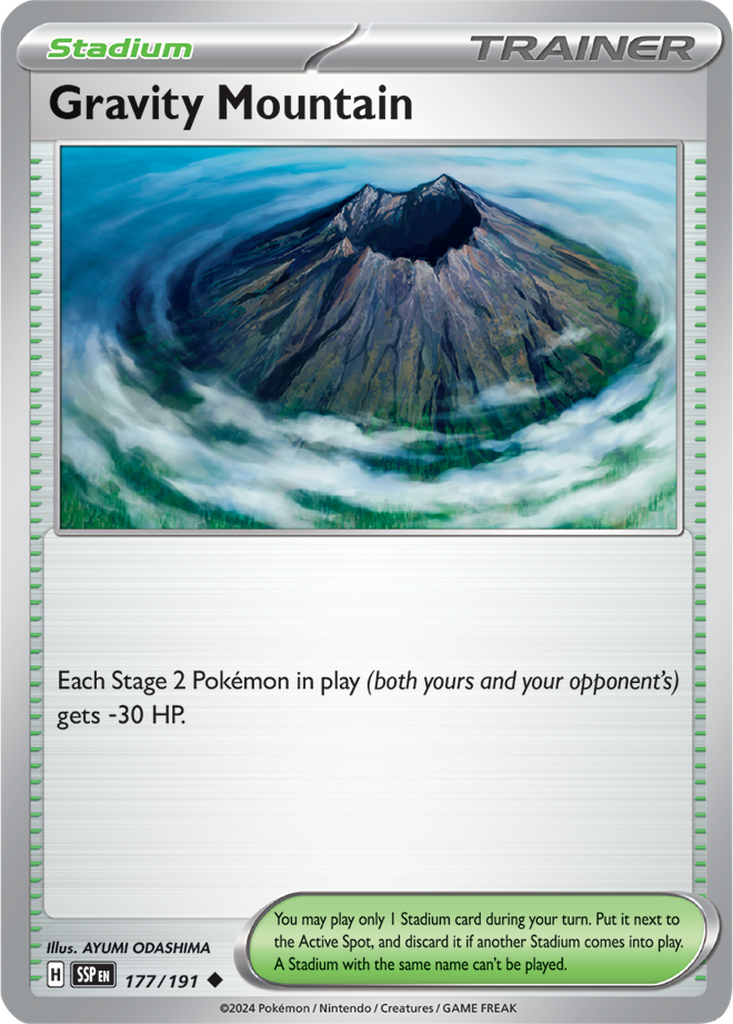 Surging Sparks 177/191 Gravity Mountain