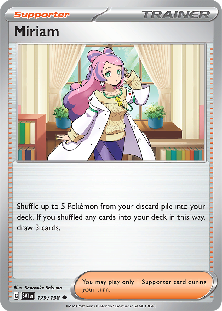 Scarlet & Violet 179/198 Miriam