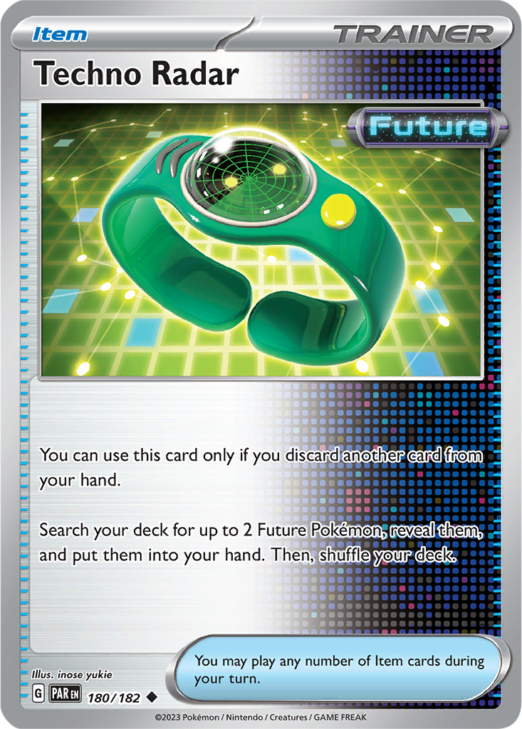 Paradox Rift 180/182 Techno Radar