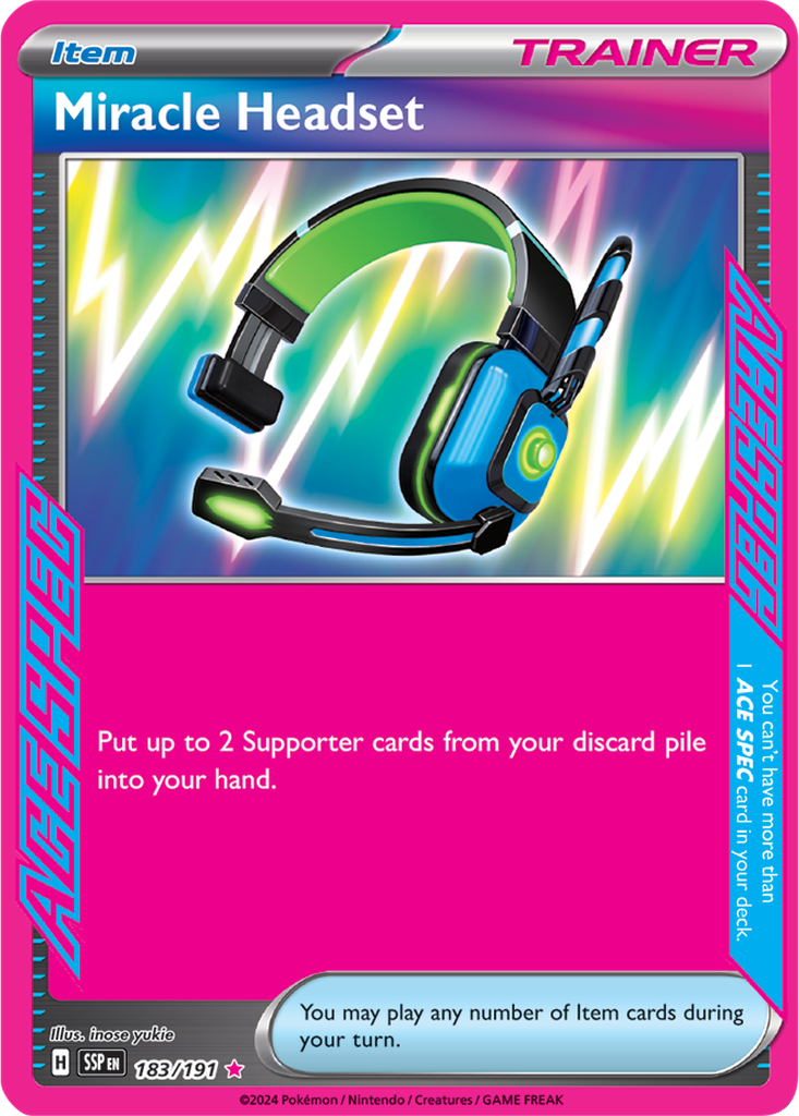 Surging Sparks 183/191 Miracle Headset