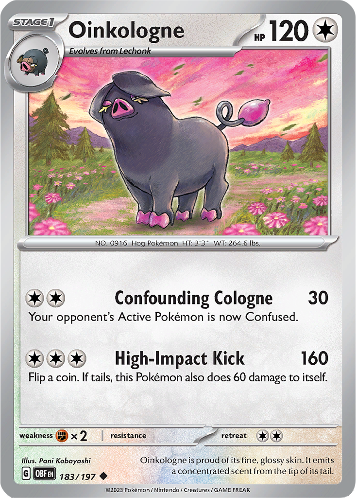 Obsidian Flames 183/197 Oinkologne