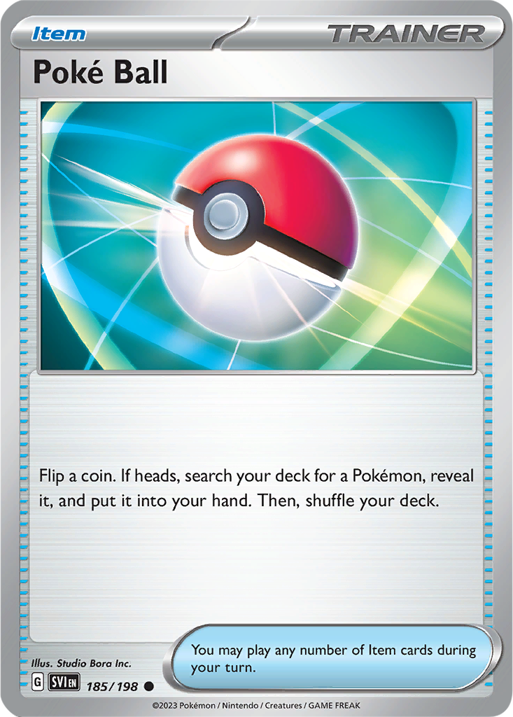 Scarlet & Violet 185/198 Poké Ball
