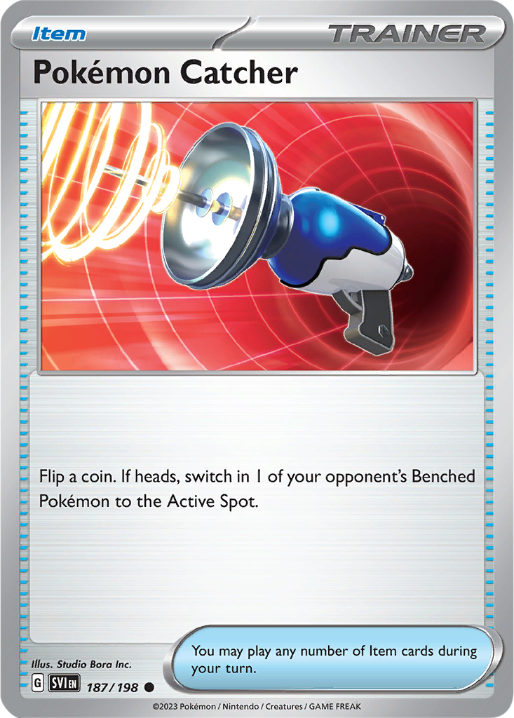 Scarlet & Violet 187/198 Pokémon Catcher