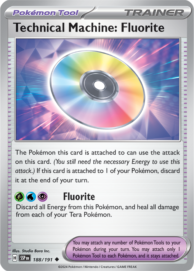 Surging Sparks 188/191 Technical Machine: Fluorite