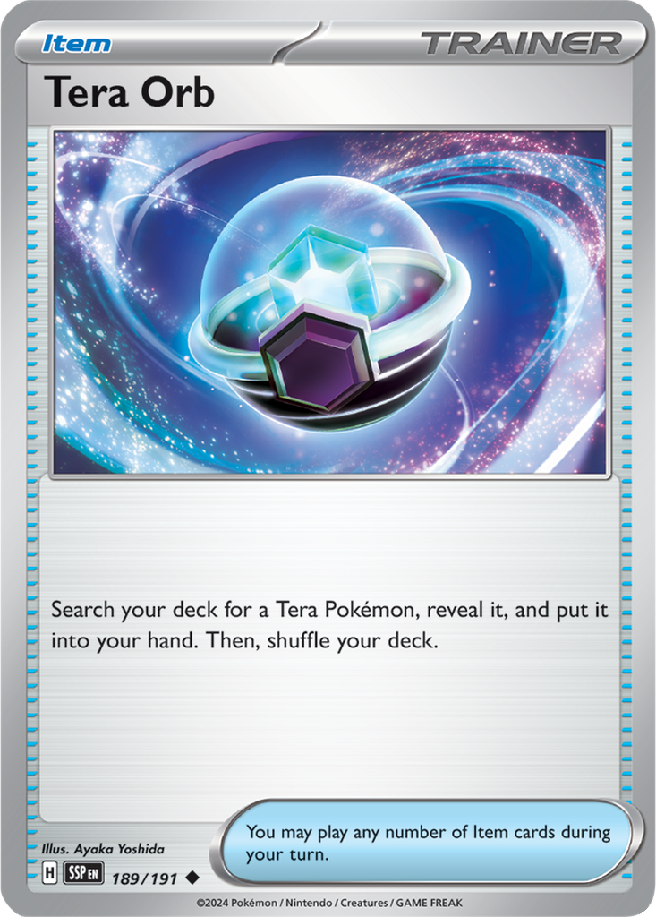 Surging Sparks 189/191 Tera Orb