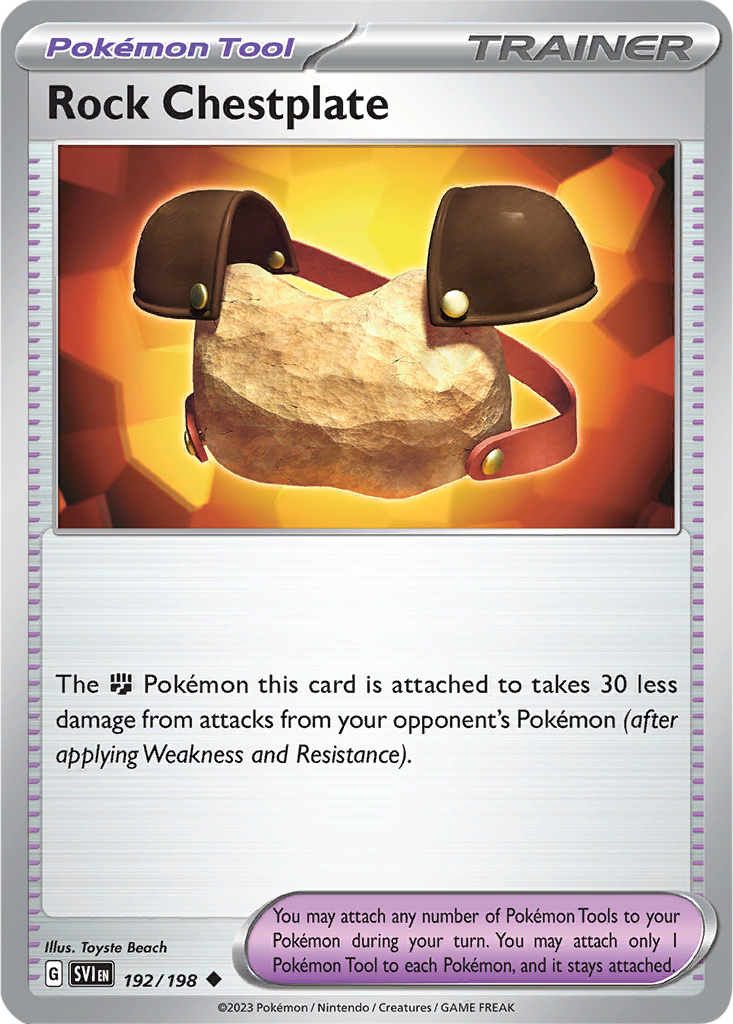 Scarlet & Violet 192/198 Rock Chestplate