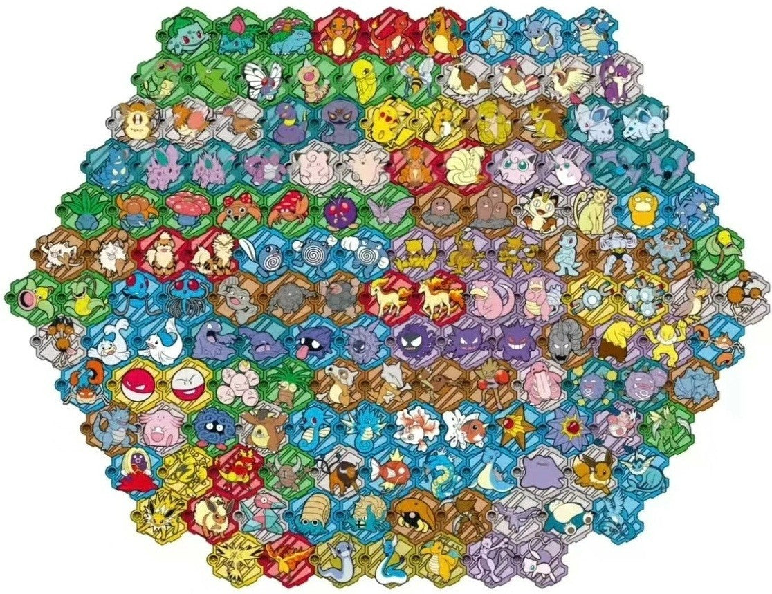 151 Pokemon Puzzle Magnet Chinese - Choose your magnet