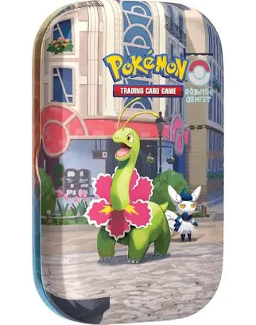 Pokémon Luminous City Mini Tin Meganium &  Meowstic Brand New & Sealed