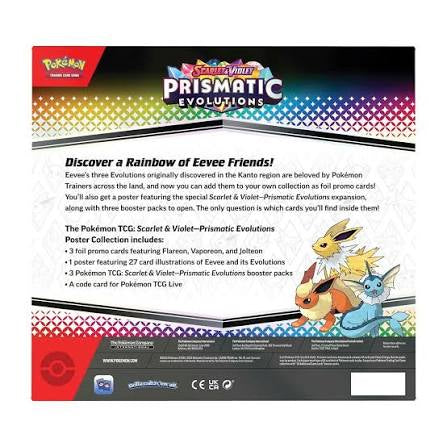 Pokémon TCG: Prismatic Evolutions Poster Collection, English