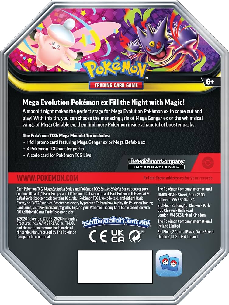 Mega Gengar EX Moonlight Tin