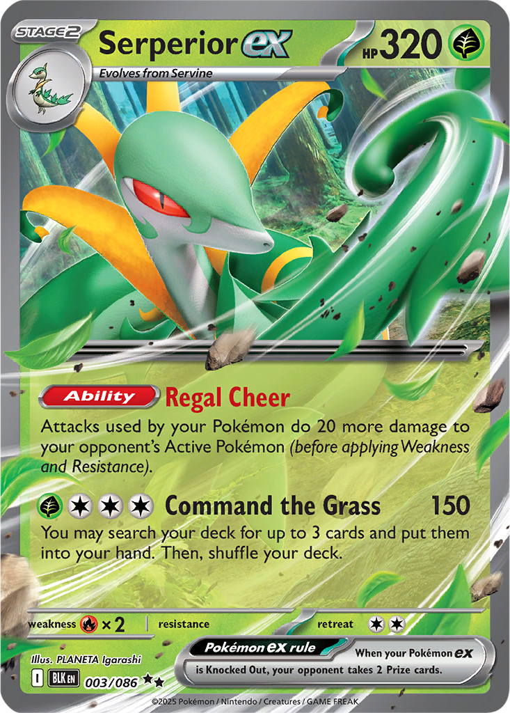 Black Bolt 003/086 Serperior ex