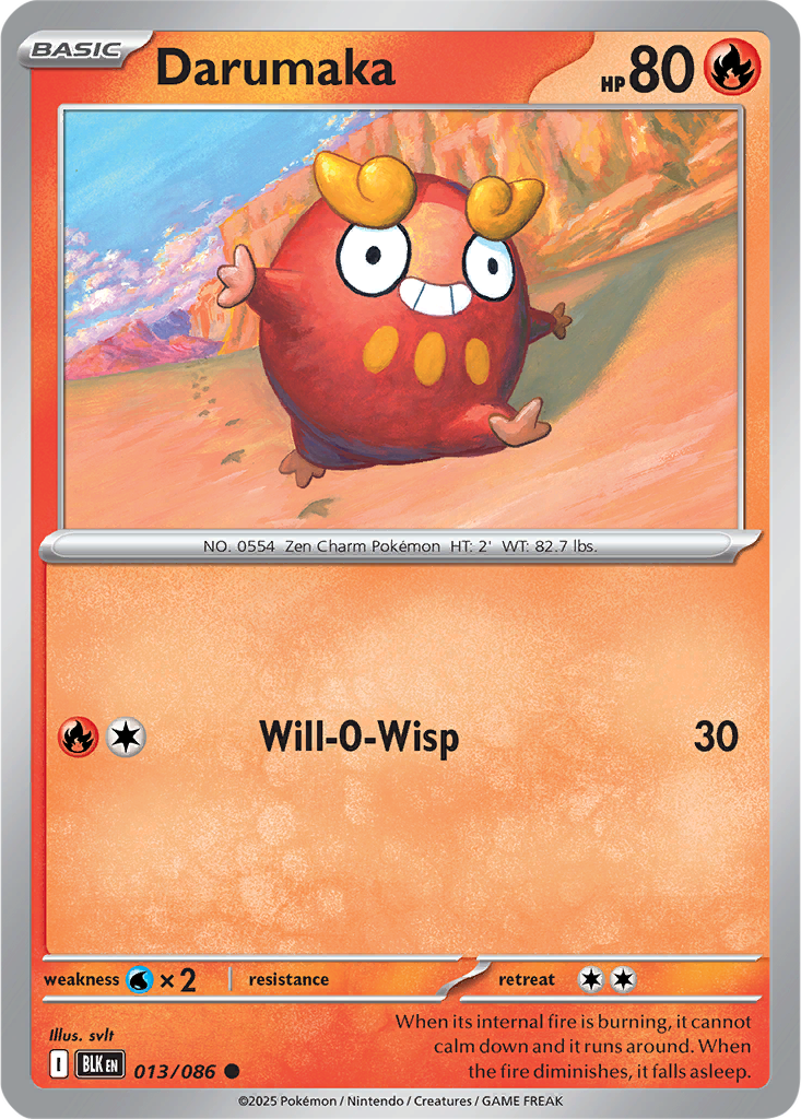 Black Bolt 013/086 Darumaka
