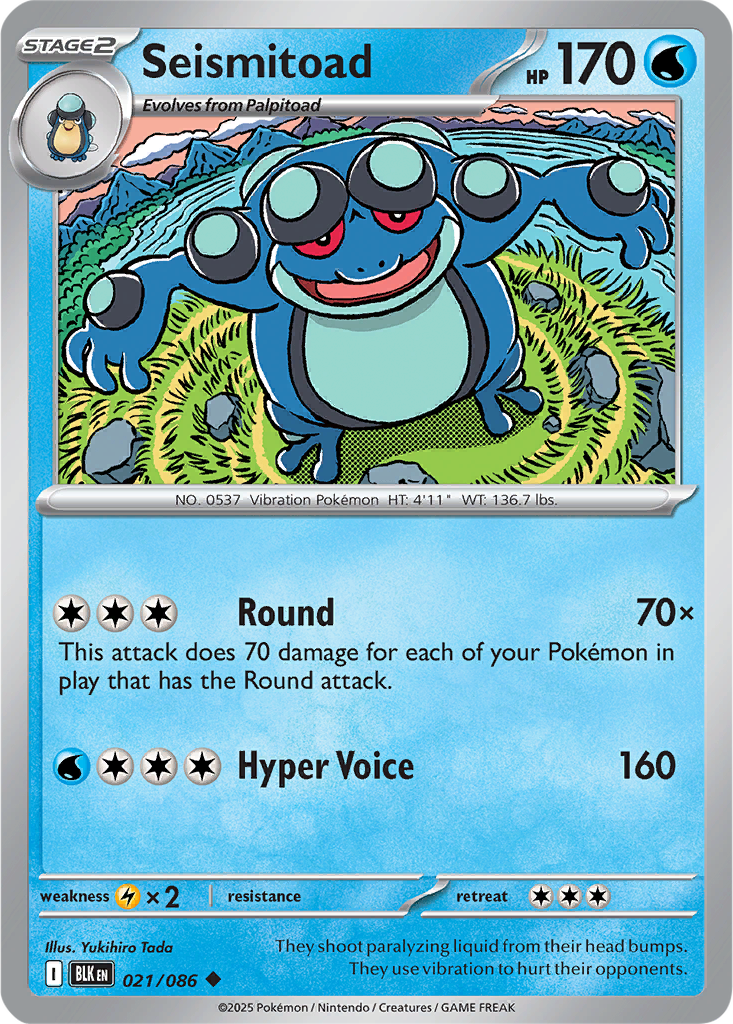 Black Bolt 021/086 Seismitoad