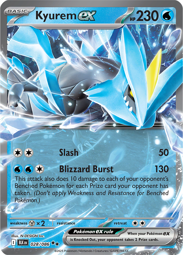 Black Bolt 028/086 Kyurem ex