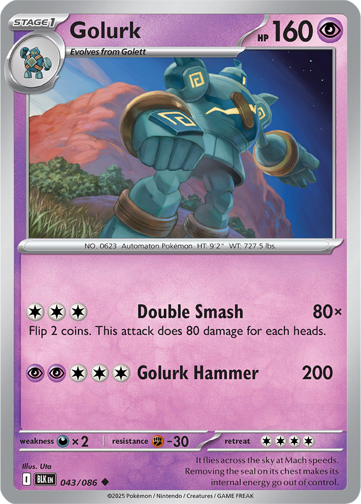 Black Bolt 043/086 Golurk