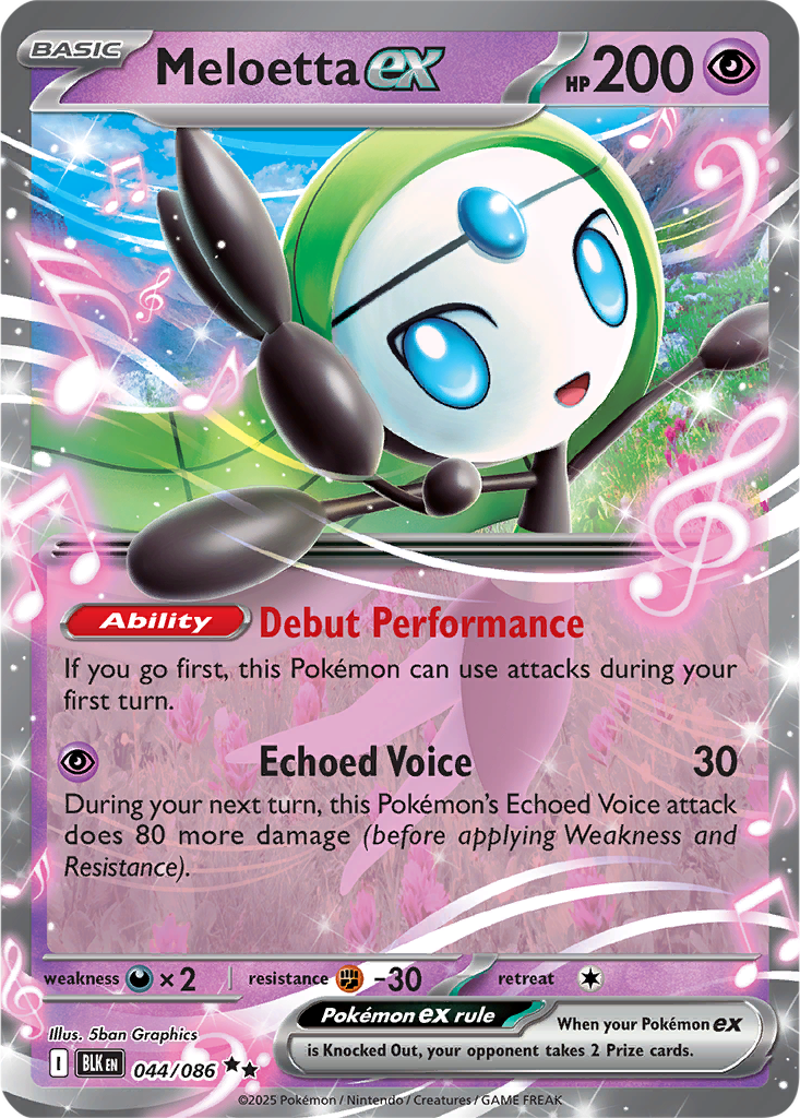 Black Bolt 044/086 Meloetta ex