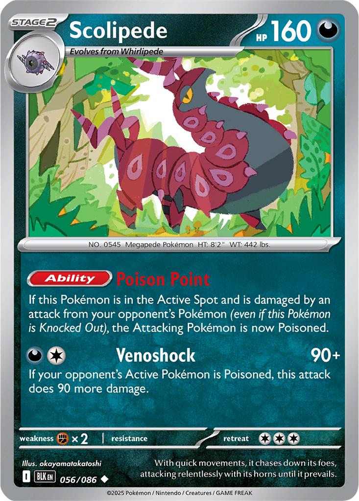 Black Bolt 056/086 Scolipede