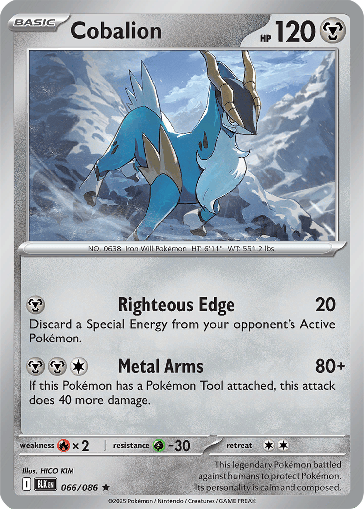 Black Bolt 066/086 Cobalion