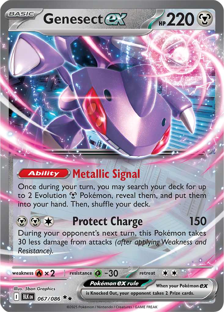 Black Bolt 067/086 Genesect ex