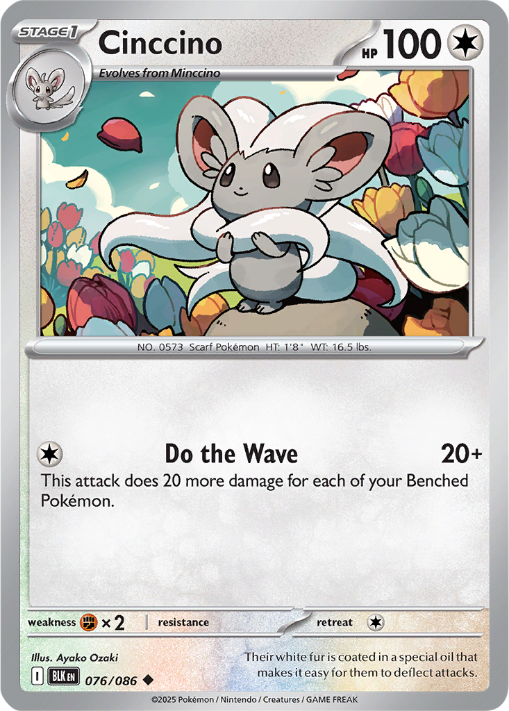 Black Bolt 076/086 Cinccino