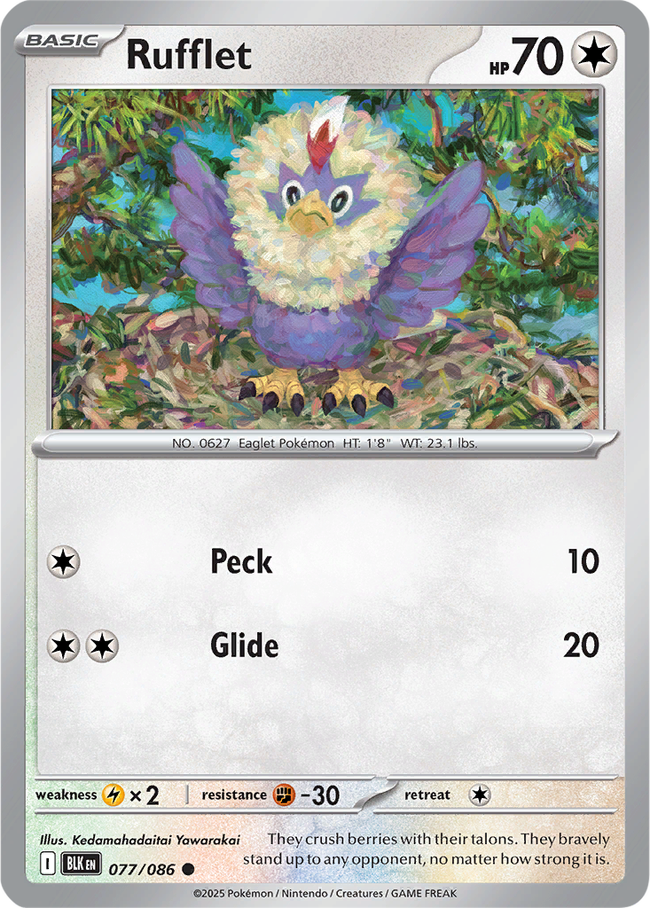 Black Bolt 077/086 Rufflet