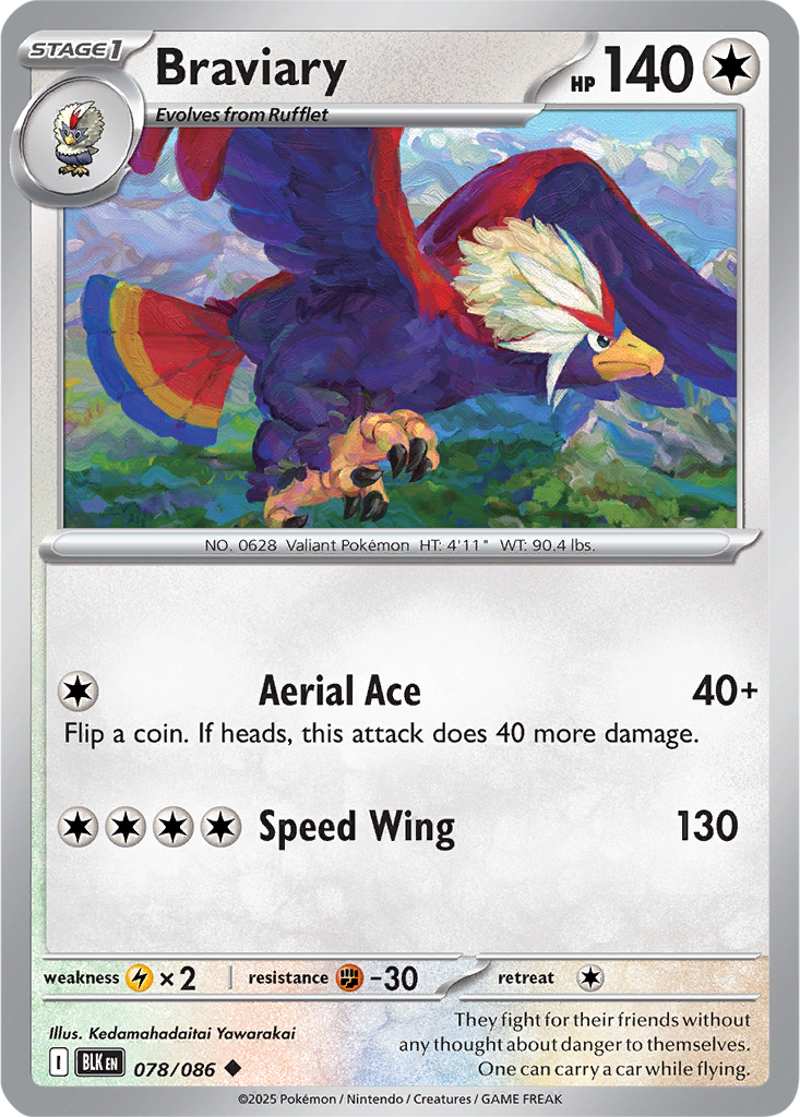 Black Bolt 078/086 Braviary