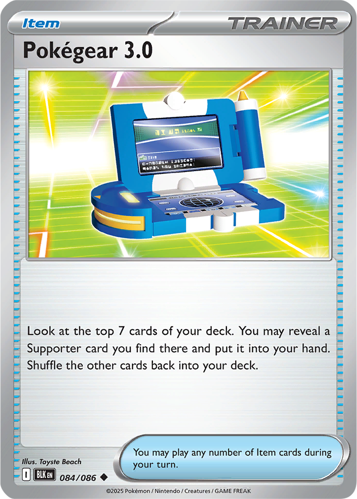 Black Bolt 084/086 Pokégear 3.0