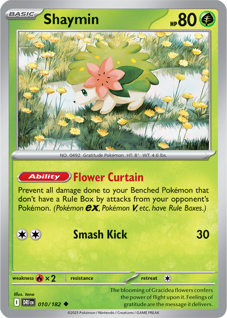 Destined Rivals 010/182 Shaymin