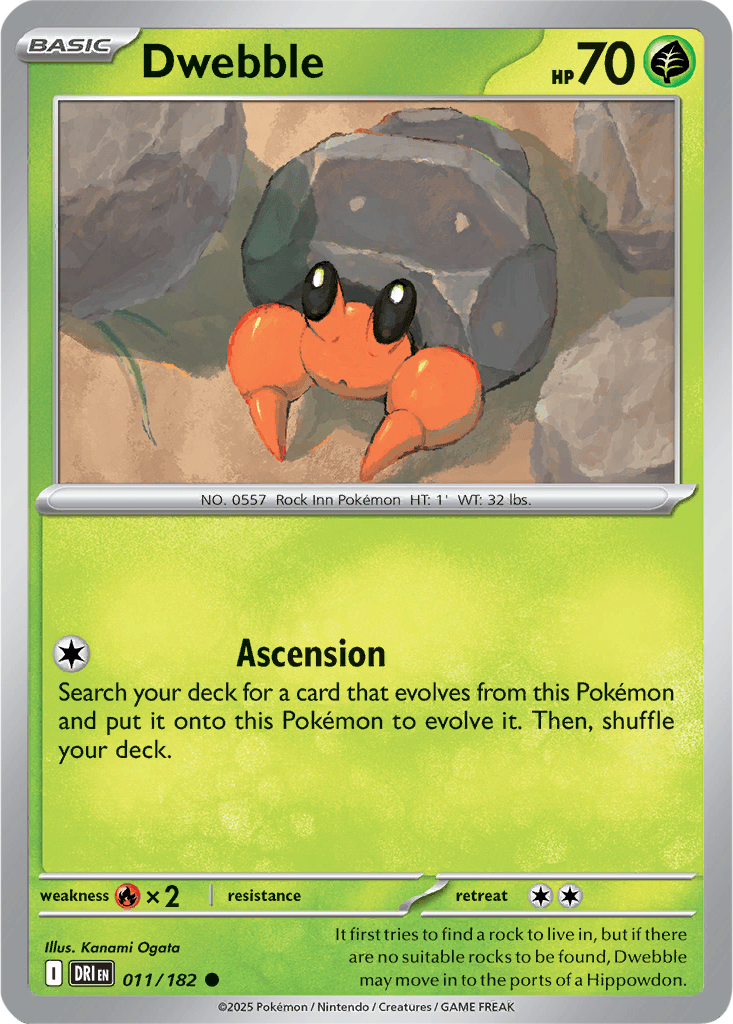 Destined Rivals 011/182 Dwebble