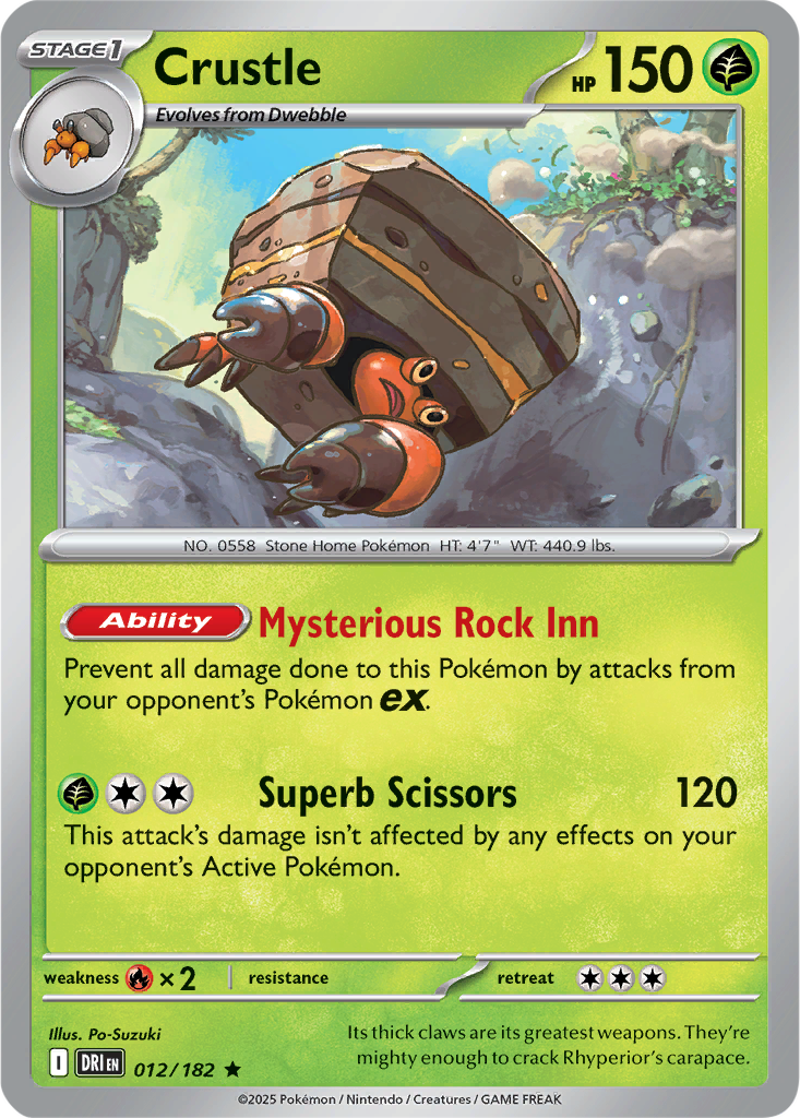 Destined Rivals 012/182 Crustle