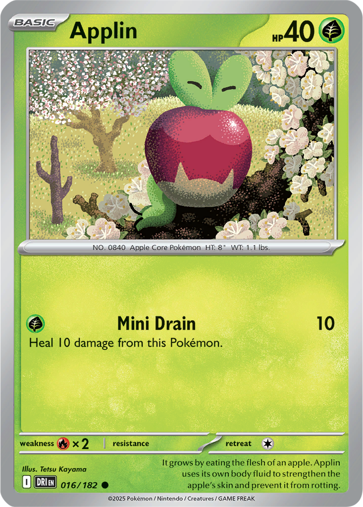 Destined Rivals 016/182 Applin