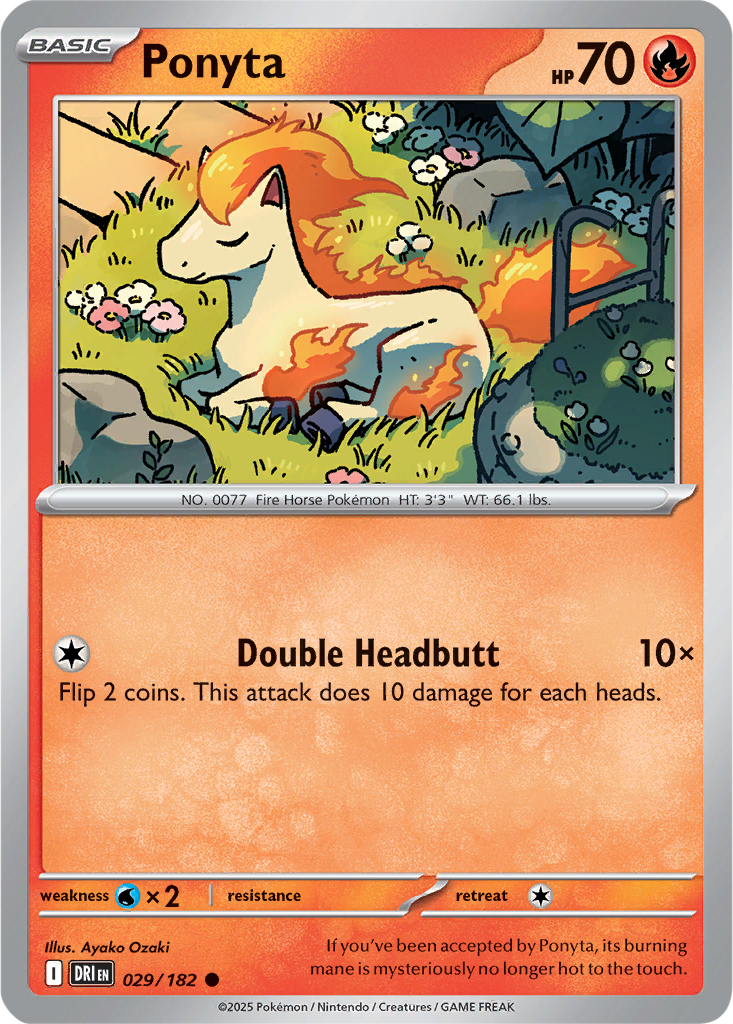 Destined Rivals 029/182 Ponyta