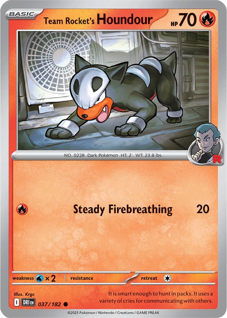 Destined Rivals 037/182 Team Rocket's Houndour