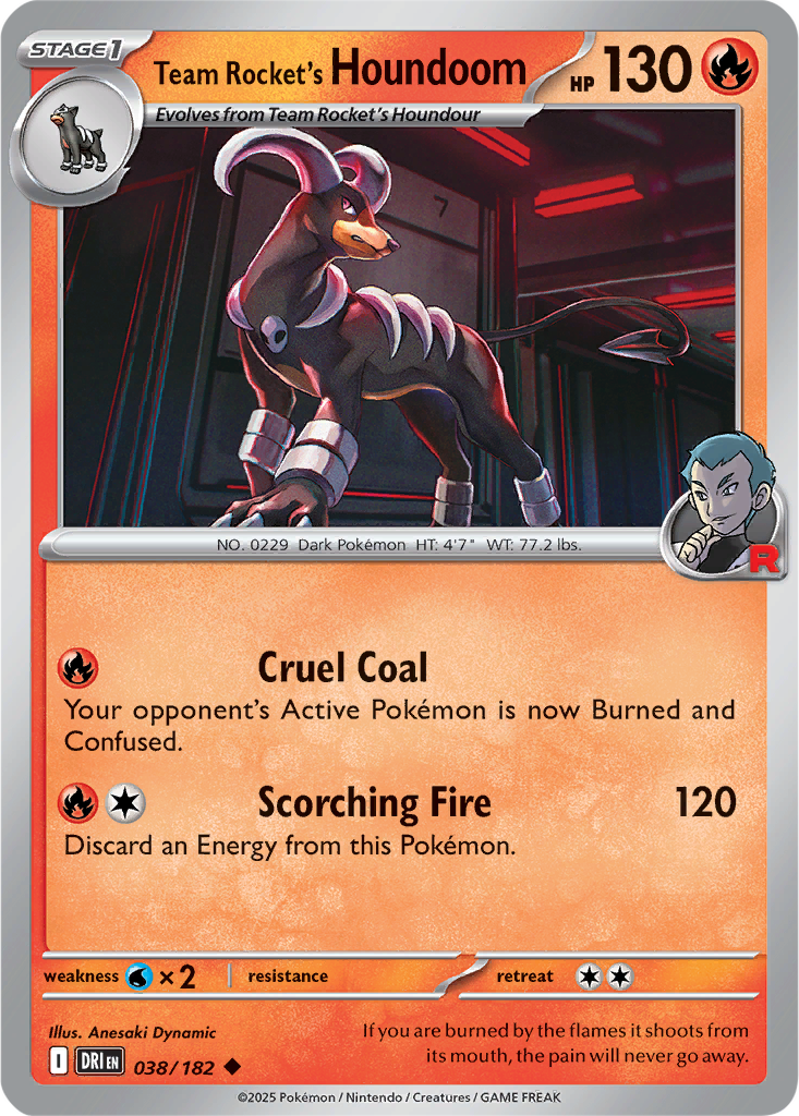 Destined Rivals 038/182 Team Rocket's Houndoom
