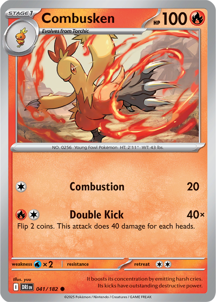 Destined Rivals 041/182 Combusken