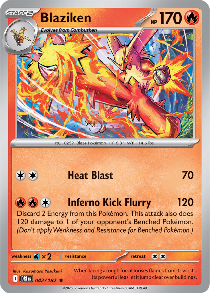 Destined Rivals 042/182 Blaziken