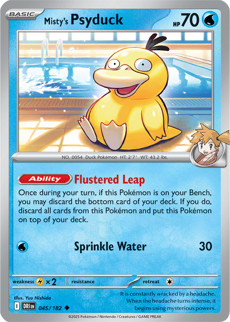 Destined Rivals 045/182 Misty's Psyduck