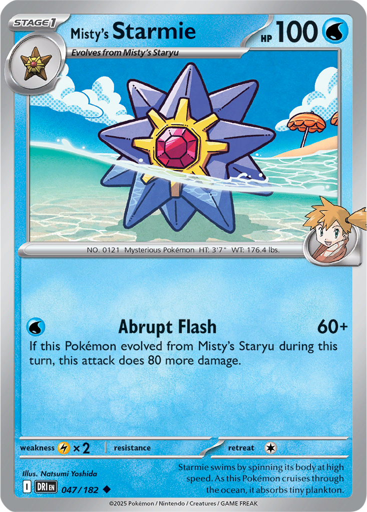 Destined Rivals 047/182 Misty's Starmie