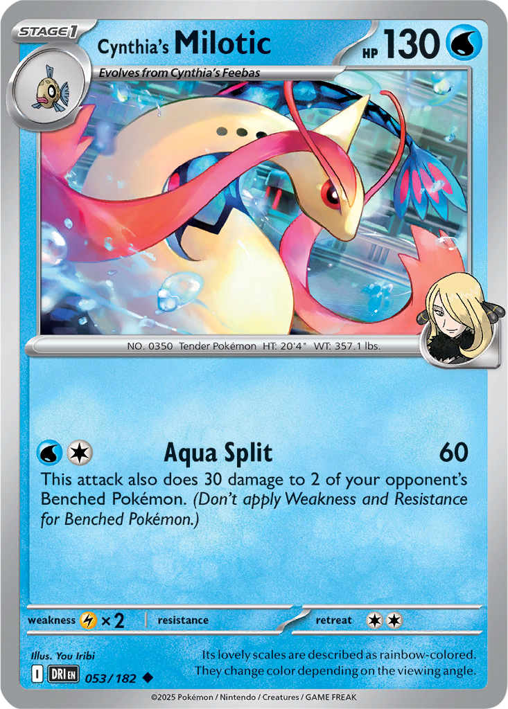 Destined Rivals 053/182 Cynthia's Milotic