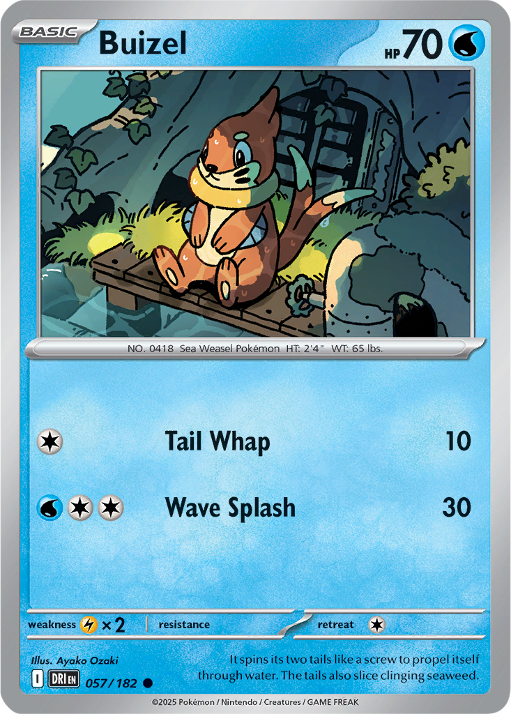 Destined Rivals 057/182 Buizel
