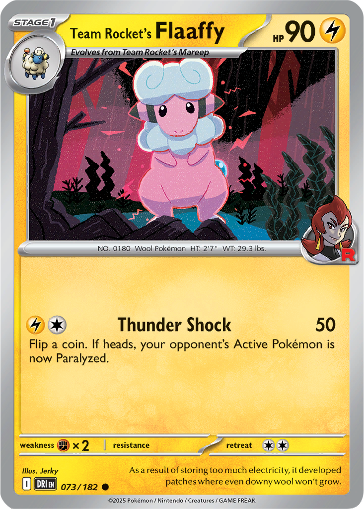 Destined Rivals 073/182 Team Rocket's Flaaffy