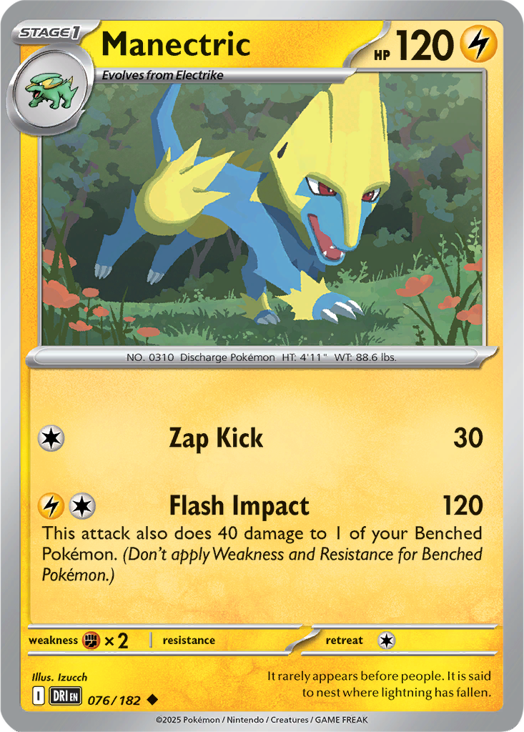 Destined Rivals 076/182 Manectric