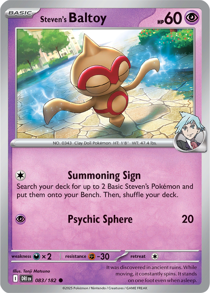 Destined Rivals 083/182 Steven's Baltoy