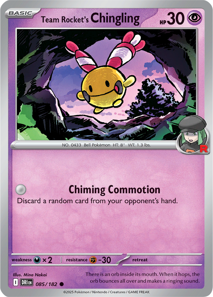 Destined Rivals 085/182 Team Rocket's Chingling